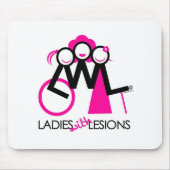 Damen mit Verletzungen Mousepad (Vorne)