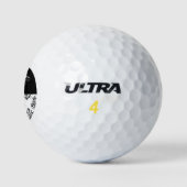 Damen-Monogramm Damast Golfball (Logo)
