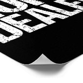 Damen Motivations-Hoffnung Er V-Ausschnitt  Poster (Ecke)