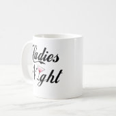 Damen-Nacht Kaffeetasse (Vorderseite Links)