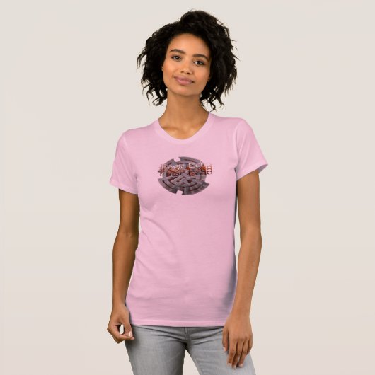 Damen-neuer tragischer Echo-Entwurf T-Shirt (Vorne ganz)