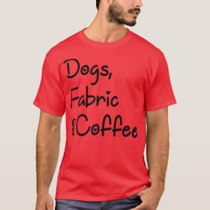 Damen Niedlich Nähen & Quilten Lady Hunde, Stoffe T-Shirt
