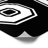 Damen Nummer 67 nummerierte Uniform Srts Jersey Te Poster (Ecke)