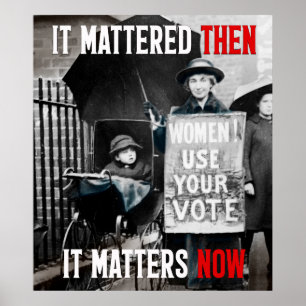 Damen! Nutzen Sie Ihre Stimme! Unbekannt Poster