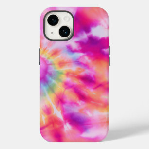 Damen oder Mädchen Rosa Tie Dye Muster Case-Mate iPhone 14 Hülle