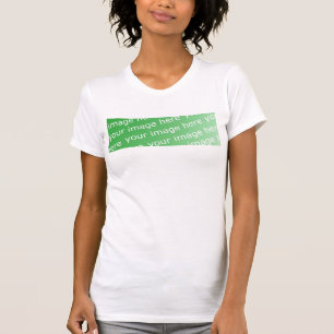 Damen OM bloße Spitze T-Shirt
