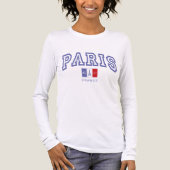 Damen Paris Frankreich Tri-Blend Shirt (Vorderseite)