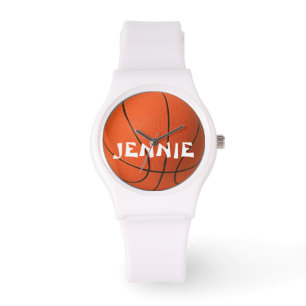 Damen-personalisierte sportliche Basketball-Uhr Armbanduhr