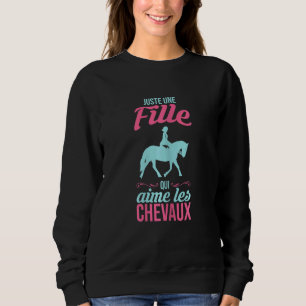 Damen - Pferdereiten 1 Sweatshirt