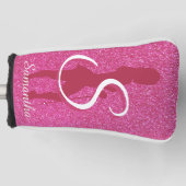 DAMEN PINK GLITZER GOLF HEADCOVER (Vorderseite)