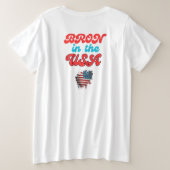 Damen Plus Size T-Shirt (Design Rückseite)