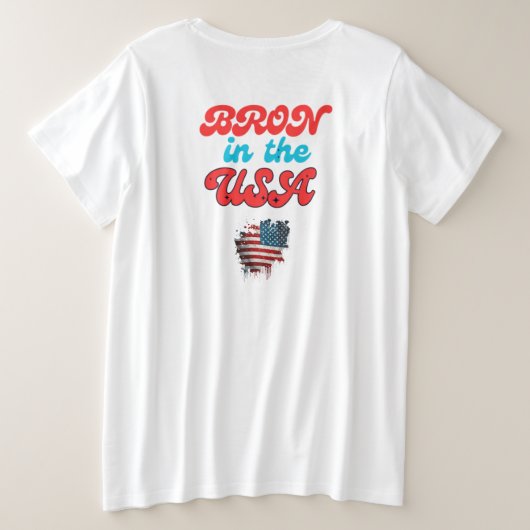 Damen Plus Size T-Shirt (Design Rückseite)