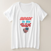 Damen Plus Size T-Shirt (Design vorne)