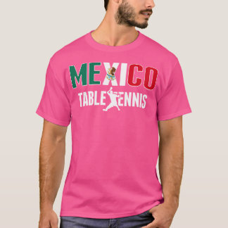 Damen Proud Mexico Tischtennis Fans Jersey Mexiko T-Shirt