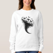 Damen Pullover Schmetterlinge (Vorderseite)