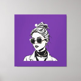 Damen Raiders - Running the world, Girls Style ! Leinwanddruck