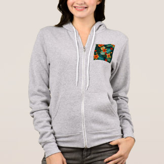 Damen-Reißverschluss-Hoodie Hoodie
