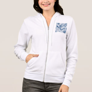 Damen-Reißverschluss-Hoodie Hoodie