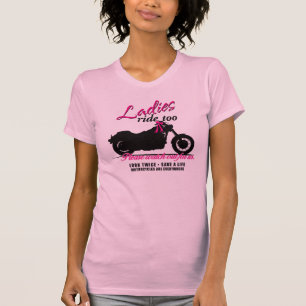 Damen reiten auch - Motorrad-Bewusstsein 2013 T-Shirt