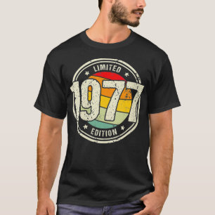 Damen Retro 45 Jahre Alt Vintage 1977 Limitierte A T-Shirt