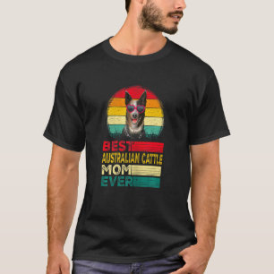 Damen Retro - Bester australischer Rindvieh-Vater T-Shirt