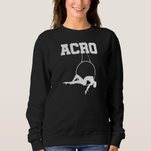 Damen Retro Grafik Turner Turnen Akrobat Akrobatik Sweatshirt