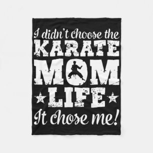 Damen Retro Ich habe nicht das Karate-Mutter-Leben Fleecedecke
