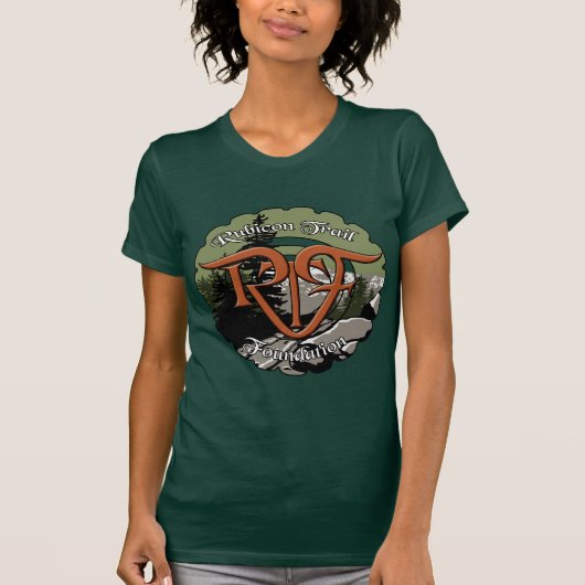 Damen rtf-Logo-Shirt (nur vorderes Logo) T-Shirt (Vorderseite)