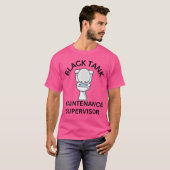 Damen RV Camping Schwarzwassertank Wartung Dad Tee (Vorne ganz)