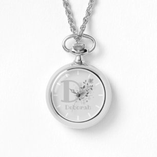 Damen-Schmuck Hübsche Anhängeruhr und Kette Armbanduhr