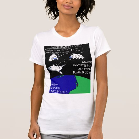 "Damen - schneiden Sie" Tardigrade T-Shirt (Vorderseite)