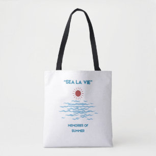 Damen Sea La Vie Erinnerungen an den Sommer Vintag Tasche