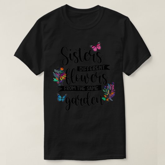 Damen segeln verschiedene Blume von demselben Gart T-Shirt (Design vorne)