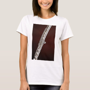 Damen-Shirt für Flöten-Spieler oder Flutist T-Shirt