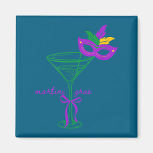 Damen-Shirt Martini Gras Baby Mardi Gras Magnet