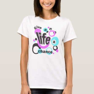 Damen-Shirts mit einem sprudelnden Design. T-Shirt