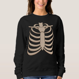 Damen-Skelett-Sweatshirt für Halloween-Party Sweatshirt