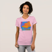 Damen-Sonnenuntergang-T - Shirt (Vorne ganz)