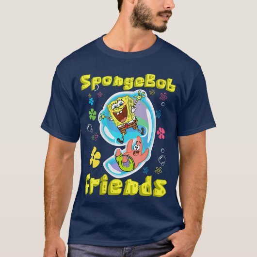 Damen SpongeBob SquarePants Freunde Patrick Star T-Shirt (Vorderseite)