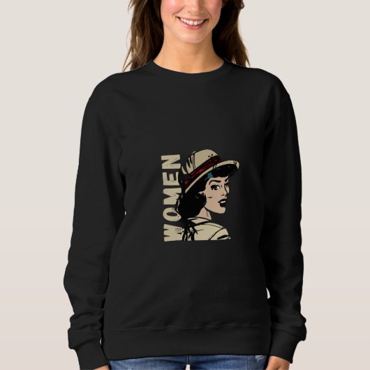 Damen Statement Sweatshirt (Vorderseite)