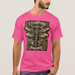 Damen Steampunk Libelle viktorianische Kunst Mecha T-Shirt