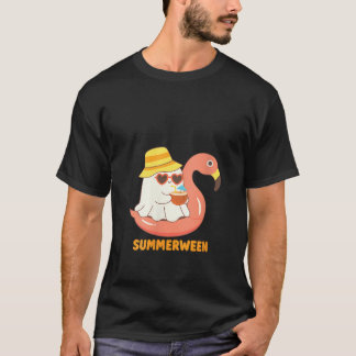 Damen Summerween Eimerhut Geist trinkt Pina C T-Shirt