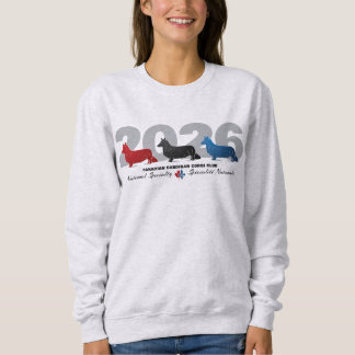 Damen-Sweatshirt Cardigan-Spezialität 2026 - hell Sweatshirt