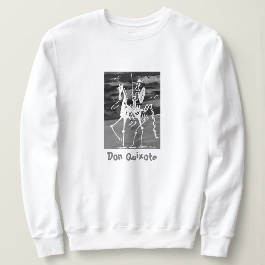 Damen-Sweatshirt Don Quixote Sweatshirt (Design vorne)