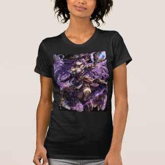 Damen-T-Shirt halber Ärmel Mädchen Design T-Shirt