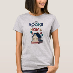 Damen-T-Shirt: Literarisches Zufluchtsort-Tee T-Shirt