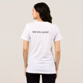 Damen-T-Shirts Tri-Blend Shirt (Rückseite voll)