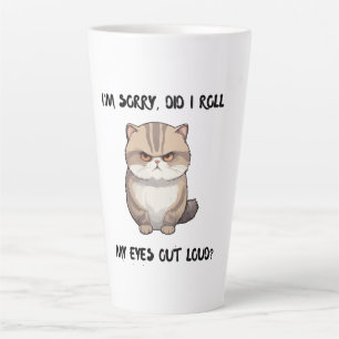 Damen Tasse, Entschuldigung, Habe ich gerollt Milchtasse