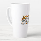 Damen-Tee-Shirts, Männer-Shirts, Mama-Geist-T - Sh Milchtasse (Linke Ecke)