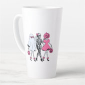 Damen-Tee-Shirts, Männer-Shirts, Mama-Geist-T - Sh Milchtasse (Linke Ecke)